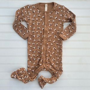Q by Quincy Mae Floral Footie Sleeper